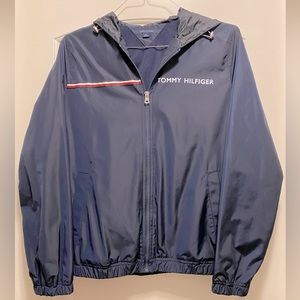 Tommy Hilfiger Hooded Windbreaker/Rain Jacket - Size M